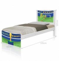 Cama Solteiro Barcelona Copa do Mundo Brasil Cama Solteiro Barcelona Copa do Mundo Brasil