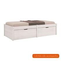 Cama Solteiro Beauty Branca Cama Solteiro Beauty Branca