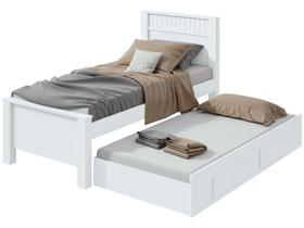 Cama Solteiro Bibox 2 Gavetas Athenas - Lopas Cama Solteiro Bibox 2 Gavetas Athenas - Lopas