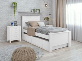 Cama Solteiro Bibox 2 Gavetas Athenas - Lp - Rei de Casa Cama Solteiro Bibox 2 Gavetas Athenas - Lp - Rei de Casa