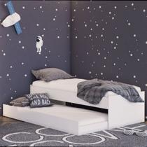 Cama Solteiro Bicama Ditália com Colchões CM-20 Cozy