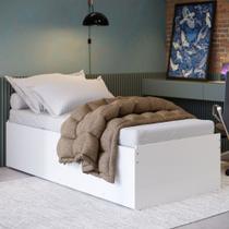 Cama Solteiro Bicama Matrix Flex Branco - Tebarrot
