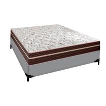Cama Solteiro Box Berlim Cinza com Molas Superlastic Probel Cama Solteiro Box Berlim Cinza com Molas Superlastic Probel