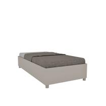 Cama Solteiro Box Monaco Tcil Móveis Cor:Off White Cama Solteiro Box Monaco Tcil Móveis Cor:Off White