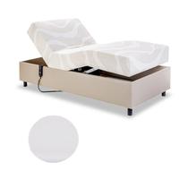 Cama Solteiro Centauro Couríssimo Branco 97x205x64 Pilati