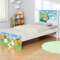 Cama Solteiro com Cabeceira Barcelona Fazendinha