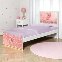 Cama Solteiro com Cabeceira Barcelona Pig
