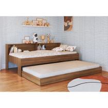 Cama Solteiro com Estante e Cama Auxiliar San Diego Art In Moveis