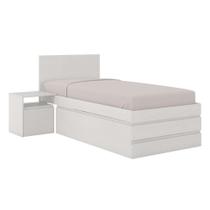 Cama Solteiro Comfort Branca - Inter Link