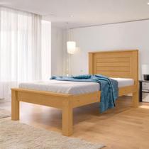 Cama Solteiro Confortável e Moderna Milena Naturalle Cama Solteiro Confortável e Moderna Milena Naturalle