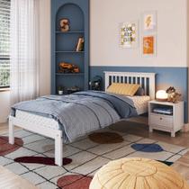Cama Solteiro De Madeira Para Colchão 88x188cm Multimóveis