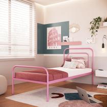Cama Solteiro em Ferro Juliet para colchão de 1.88x88