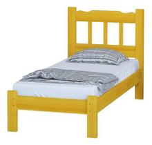 Cama Solteiro Em Madeira Maciça Reforçado Cerejeira Nemargi