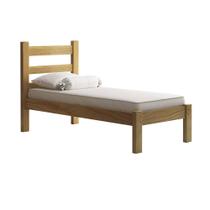 Cama Solteiro Em Madeira Maciça Reforçado Rubi Nemargi