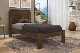 Cama Solteiro Framar Letícia Malbec - Framar Móveis