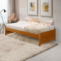 Cama Solteiro Gabrieli Estrutura Reforçada Madeira Maciça Imbuia