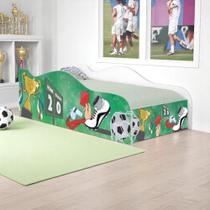 Cama Solteiro Glow Partida de Futebol Solteiro Com Colchão Cama Solteiro Glow Partida de Futebol Solteiro Com Colchão