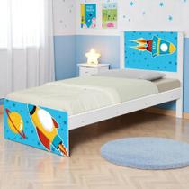 Cama Solteiro Hop Foguete Espacial com Colchão Cama Solteiro Hop Foguete Espacial com Colchão