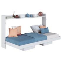 Cama Solteiro Infantil Articulação Horizontal Isis Branco A05 - Mpozenato Cama Solteiro Infantil Articulação Horizontal Isis Branco A05 - Mpozenato