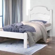 Cama Solteiro Iris Cambel Móveis Flex Color Branco