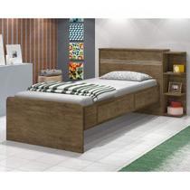 Cama Solteiro Jade com Baú 2 Gavetas
