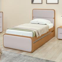 Cama Solteiro Loop Tecido Corano com Cama Auxiliar Cama Solteiro Loop Tecido Corano com Cama Auxiliar