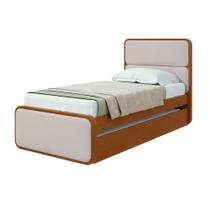 Cama Solteiro Lopas Loop Com Auxiliar