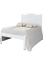 Cama Solteiro Mary Painel da Cabeceira Fresado Branco Vitamov Cama Solteiro Mary Painel da Cabeceira Fresado Branco Vitamov