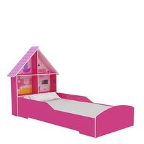 Cama Solteiro Meninas Casinha Gelius Pink Plock