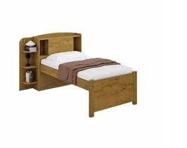 Cama Solteiro Milênio Plus 100% MDF D Doro Móveis - Cinamomo