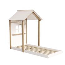 Cama Solteiro Montessoriana Corona Mexicana Creme/carvalho