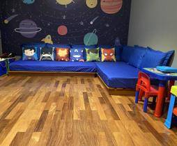 Cama Solteiro Montessoriana Penafort 188x88x12 Cor Imbuia