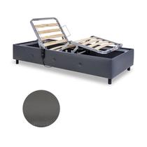 Cama Solteiro Motorizada Couríssimo Chumbo 100x209x44 S/ Fio
