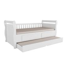 Cama Solteiro Moveis Peroba Maria com gavetas e auxiliar MDF Cama Solteiro Moveis Peroba Maria com gavetas e auxiliar MDF