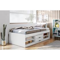 Cama Solteiro Multifuncional 2 Gavetas Kiara