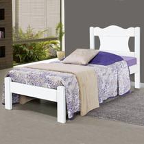 Cama Solteiro Munique Branco - Gabrielli Cama Solteiro Munique Branco - Gabrielli