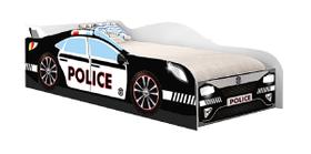 Cama Solteiro NOVO Carrinho Policia Infantil c/ Colchão Probel - Moveis Print