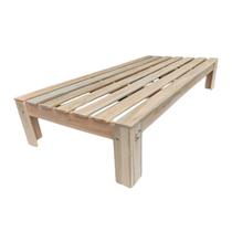 Cama solteiro padrão penafort sem pintura (crua)
