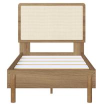 Cama Solteiro Palhinha Oslo 27058 Pes Madeira 102 cm Artesano Cama Solteiro Palhinha Oslo 27058 Pes Madeira 102 cm Artesano