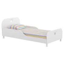 Cama Solteiro Para Colchão 88X188Cm Multimóveis Branca