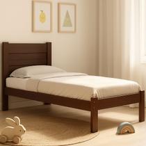 Cama Solteiro Premium Estrutura Em Madeira Maciça Estilo Elegante E Confortável Cama Solteiro Premium Estrutura Em Madeira Maciça Estilo Elegante E Confortável
