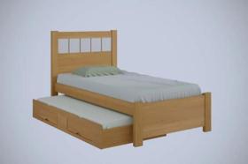 Cama Solteiro Primicia -100% MDF DDoro Móveis Cama Solteiro Primicia -100% MDF DDoro Móveis