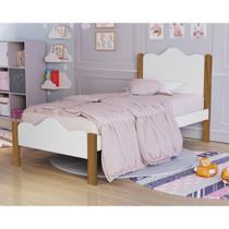Cama Solteiro Princesa Coroa MDF Com Colchão 188x88 Cama Solteiro Princesa Coroa MDF Com Colchão 188x88