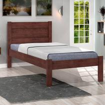 Cama Solteiro Prisma Solt 94,5cm x 196cm Marrom/Capuccino