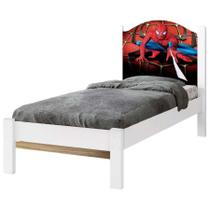 Cama Solteiro Reforçada Adesivada Desenho de Personagens Meninos Meninas 100% MDF