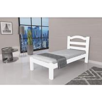 Cama Solteiro Robusta Para Colchão De 88Cm Arauna Branco