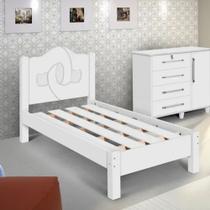 Cama Solteiro Siena 100% Mdf Com Sarrafo Em Madeira Carmolar Branco Cama Solteiro Siena 100% Mdf Com Sarrafo Em Madeira Carmolar Branco