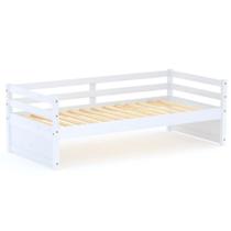 Cama Solteiro Slim Rb Madeira Maciça Branco Housin Cama Solteiro Slim Rb Madeira Maciça Branco Housin