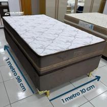 Cama Solteiro Solteirão molas ensacadas Conjunto box Solteirão cama + base JASMIM PLUS Sleep Colchão
