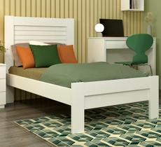 Cama Solterio Safira Neve - Tcil Móveis Cama Solterio Safira Neve - Tcil Móveis